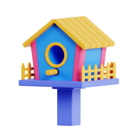 Bird House  3D Icon