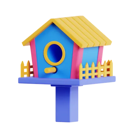 Bird House  3D Icon