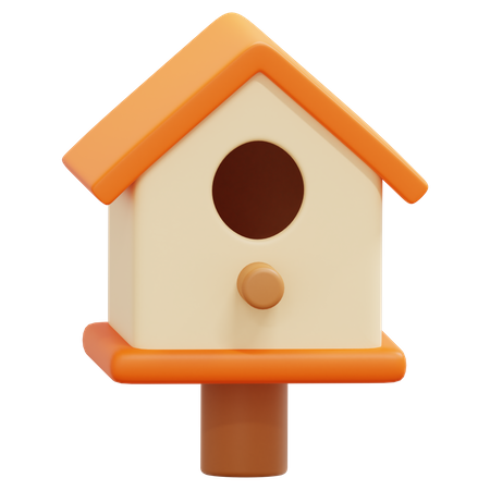 Bird House  3D Icon