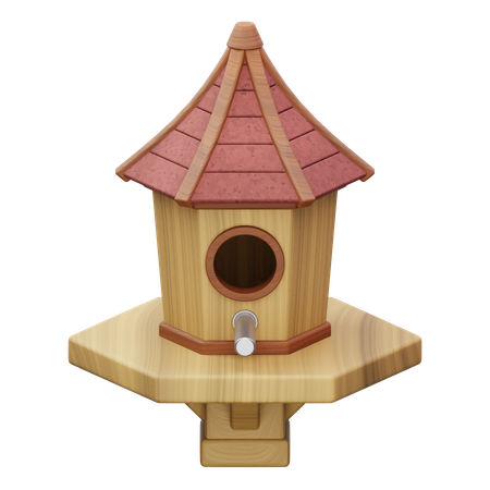 Bird House  3D Icon