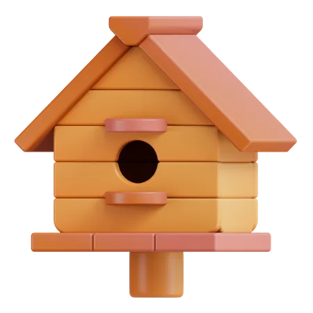 Bird House  3D Icon