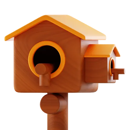 Bird House  3D Icon