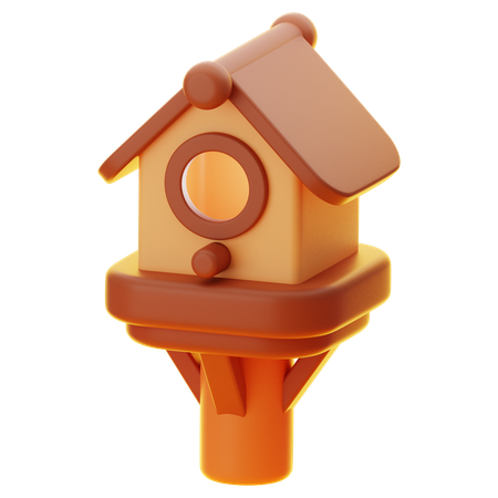 Bird House  3D Icon