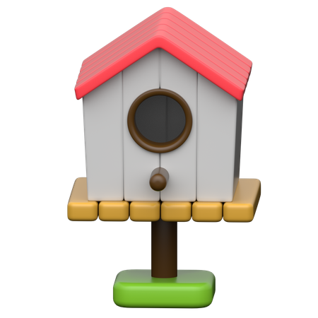 Bird House  3D Icon