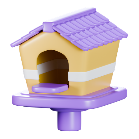 Bird House  3D Icon