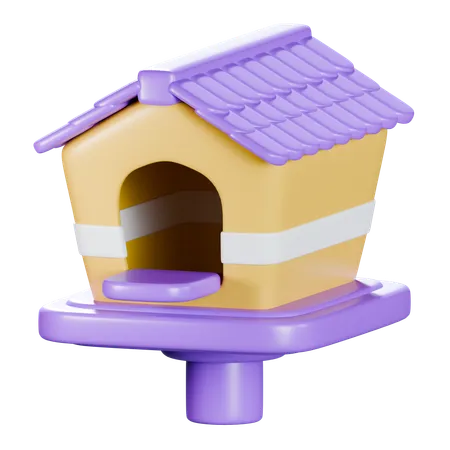 Bird House  3D Icon