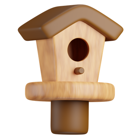 Bird House  3D Icon