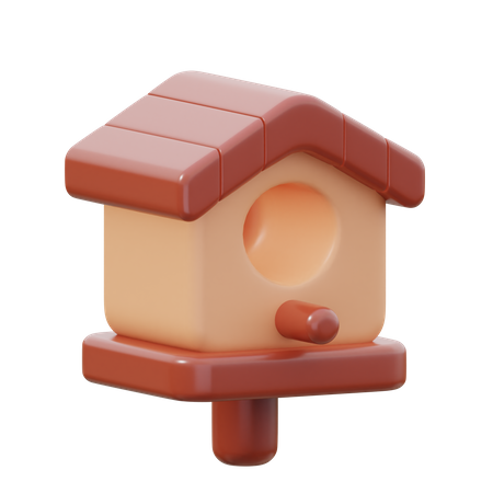 Bird House  3D Icon