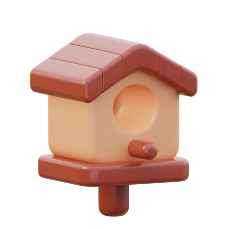 Bird House  3D Icon