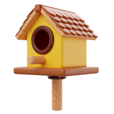 Bird House  3D Icon