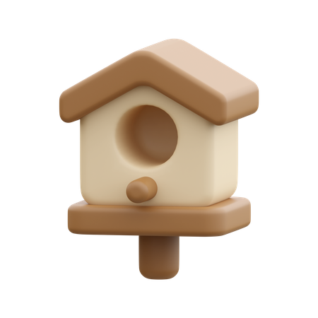 Bird House  3D Icon