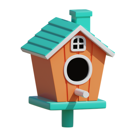 Bird House  3D Icon