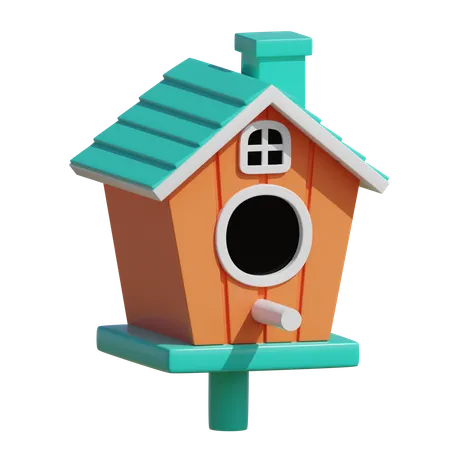 Bird House  3D Icon