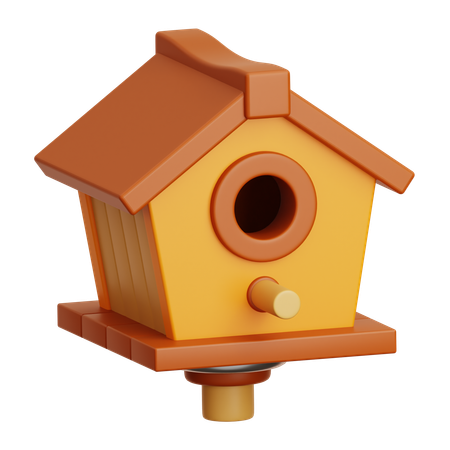 Bird House  3D Icon