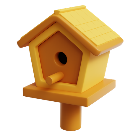 Bird House  3D Icon