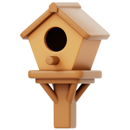 Bird House  3D Icon