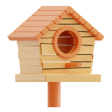 Bird House  3D Icon