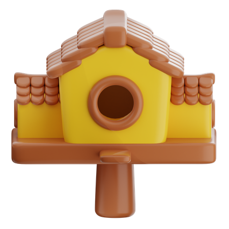 Bird House  3D Icon