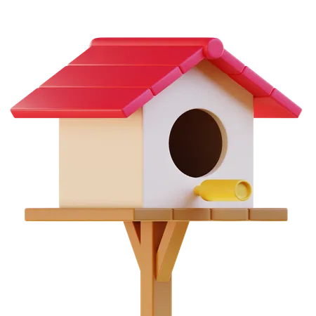 Bird House  3D Icon