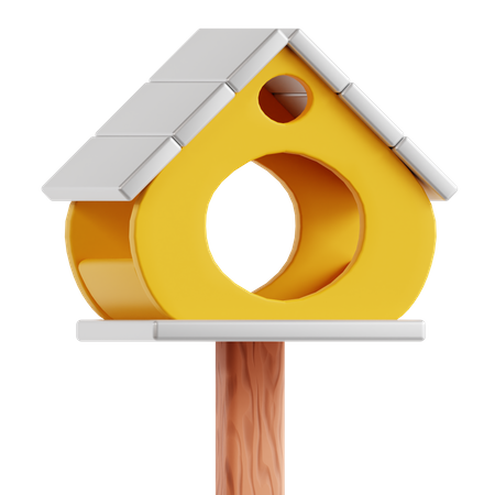 Bird House  3D Icon