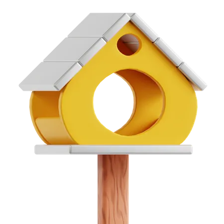 Bird House  3D Icon