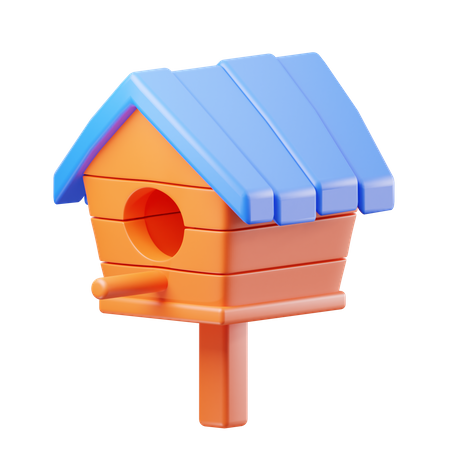 Bird House  3D Icon