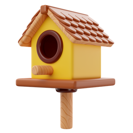 Bird House  3D Icon
