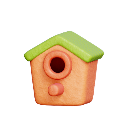 Bird House  3D Icon