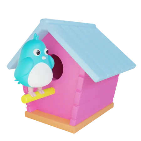 Bird House 3D Icon
