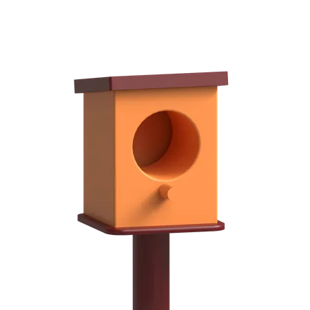 Bird House 3 D Icon Perfect For Spring Design 3D Icon