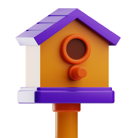 Bird House Daycare  3D Icon