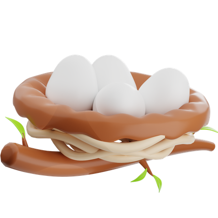 Bird Nest  3D Icon