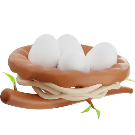 Bird Nest  3D Icon