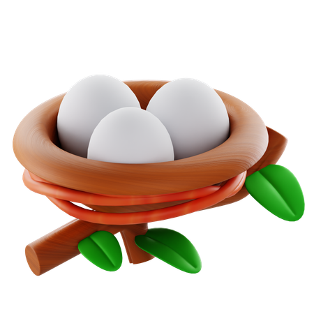 Bird Nest  3D Icon