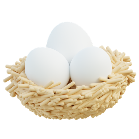 Bird Nest  3D Icon