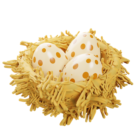 Bird Nest  3D Icon