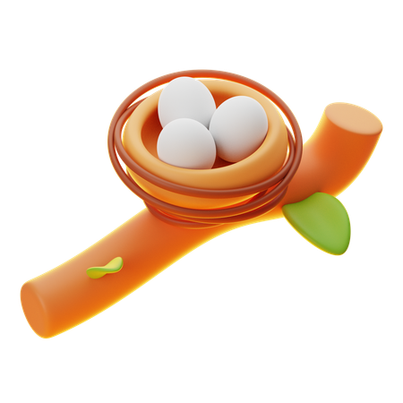 Bird Nest  3D Icon