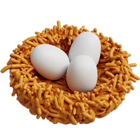 Bird Nest  3D Icon