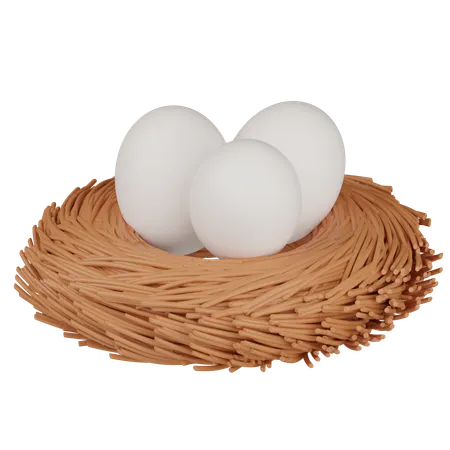 Bird Nest  3D Icon
