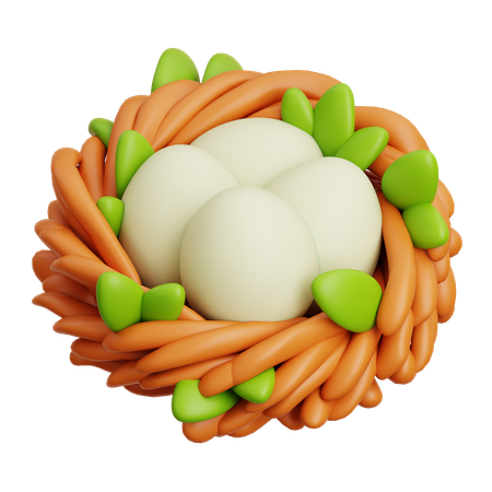Bird Nest  3D Icon