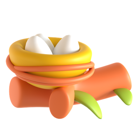 Bird Nest  3D Icon