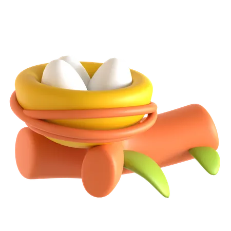 Bird Nest  3D Icon