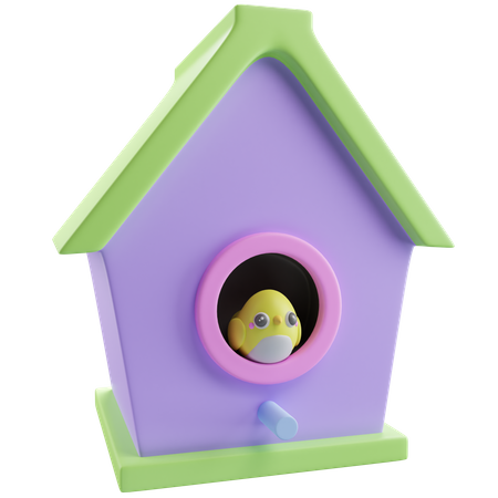 Birdhouse  3D Icon