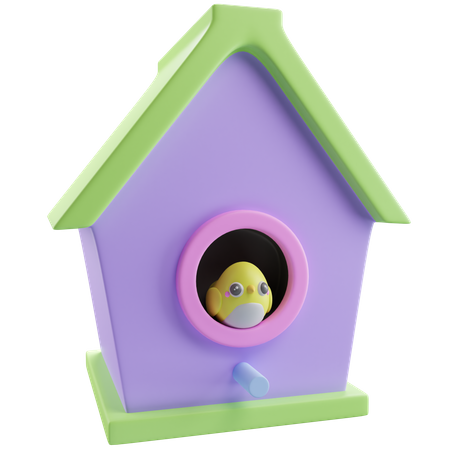 Birdhouse  3D Icon