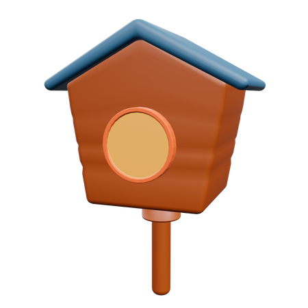 Birdhouse  3D Illustration