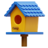3d bird house