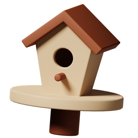 Birds House  3D Icon