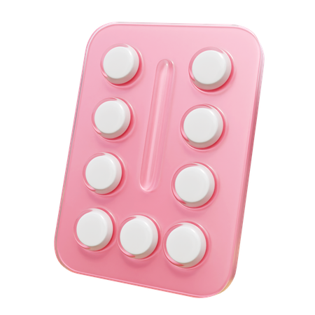 피임약  3D Icon