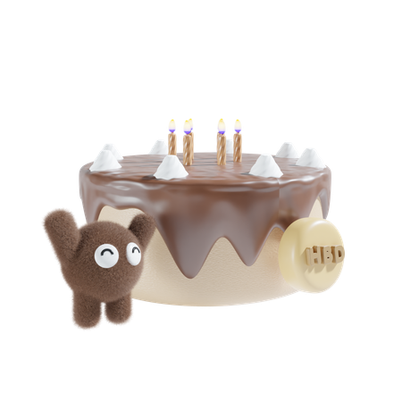 BirthCake  3D Icon