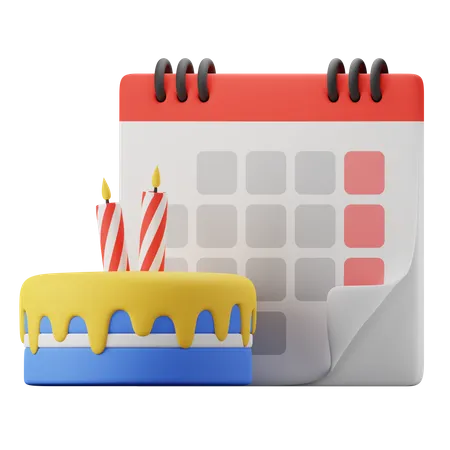 Birthday 3D Icon